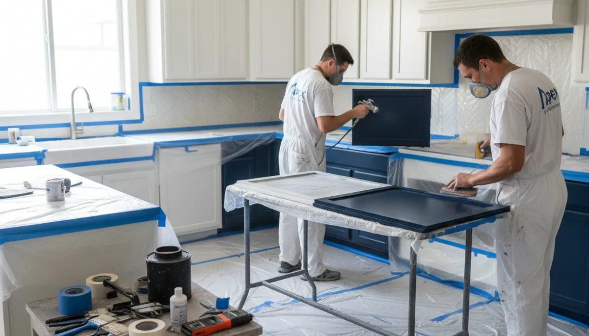 Cabinet painting service in Sacramento, CA for durable, professional kitchen cabinet finishes