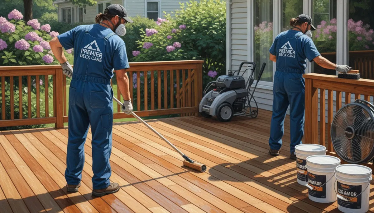 Deck sealing service in Sacramento, CA for durable, sun-protected outdoor wood decks