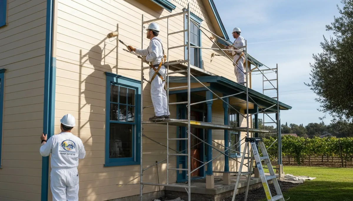 Painting contractors in Sacramento, CA providing professional interior and exterior painting services